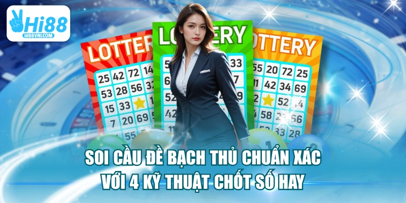 Soi Cầu Đề Bạch Thủ Chuẩn Xác Với 4 Kỹ Thuật Chốt Số Hay